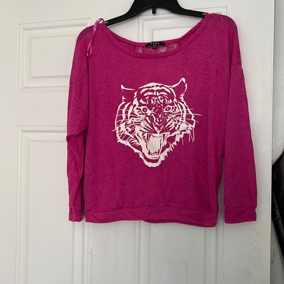 Hype Sweaters - Pink tiger sweater
